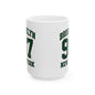 Brooklyn 97 New York Ceramic Mug – Vintage Varsity Number Coffee Cup (11oz, 15oz)