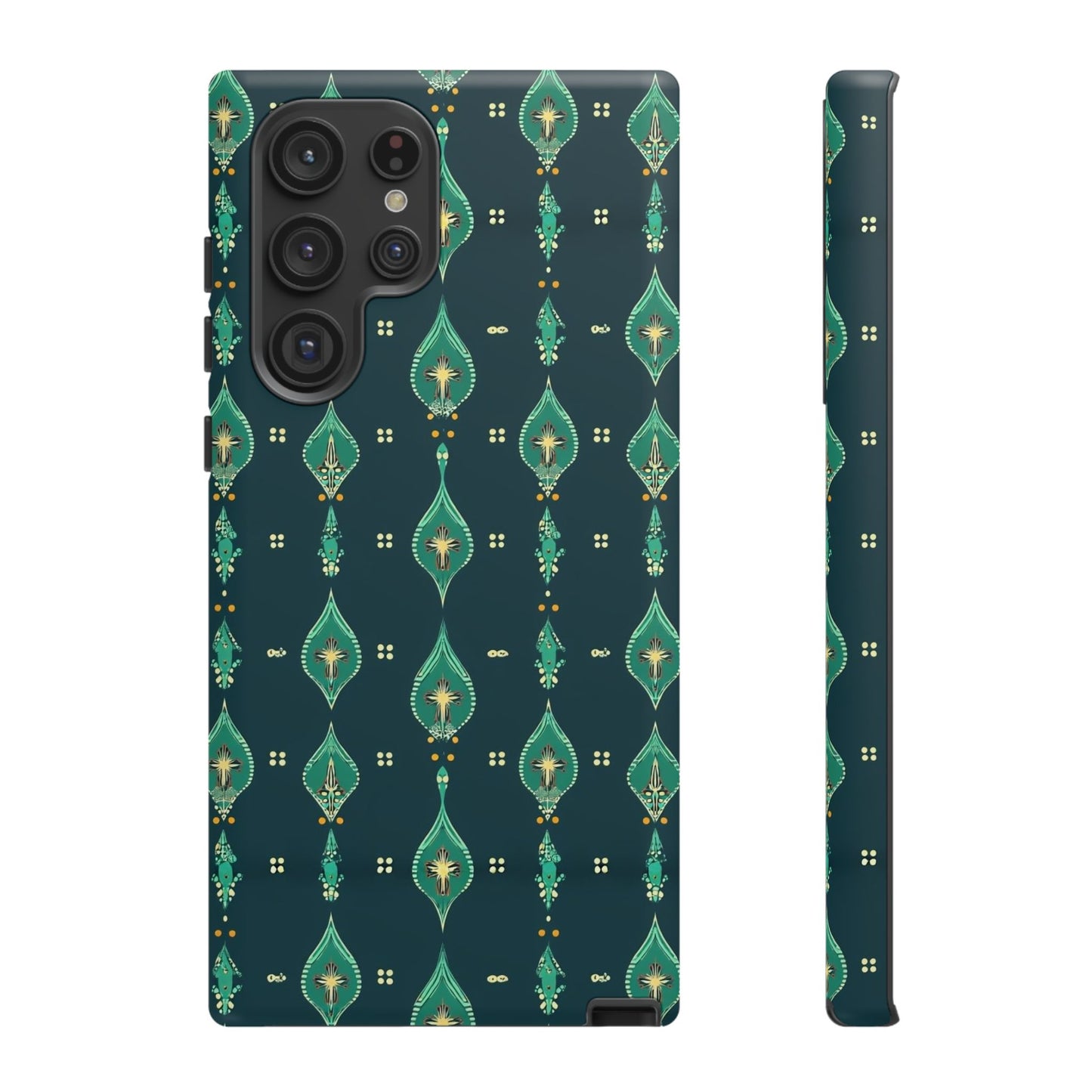 Emerald Boho Teardrop Phone Case