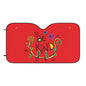 Be Kind Car Sun Shade — Floral Tempered Windshield Protector
