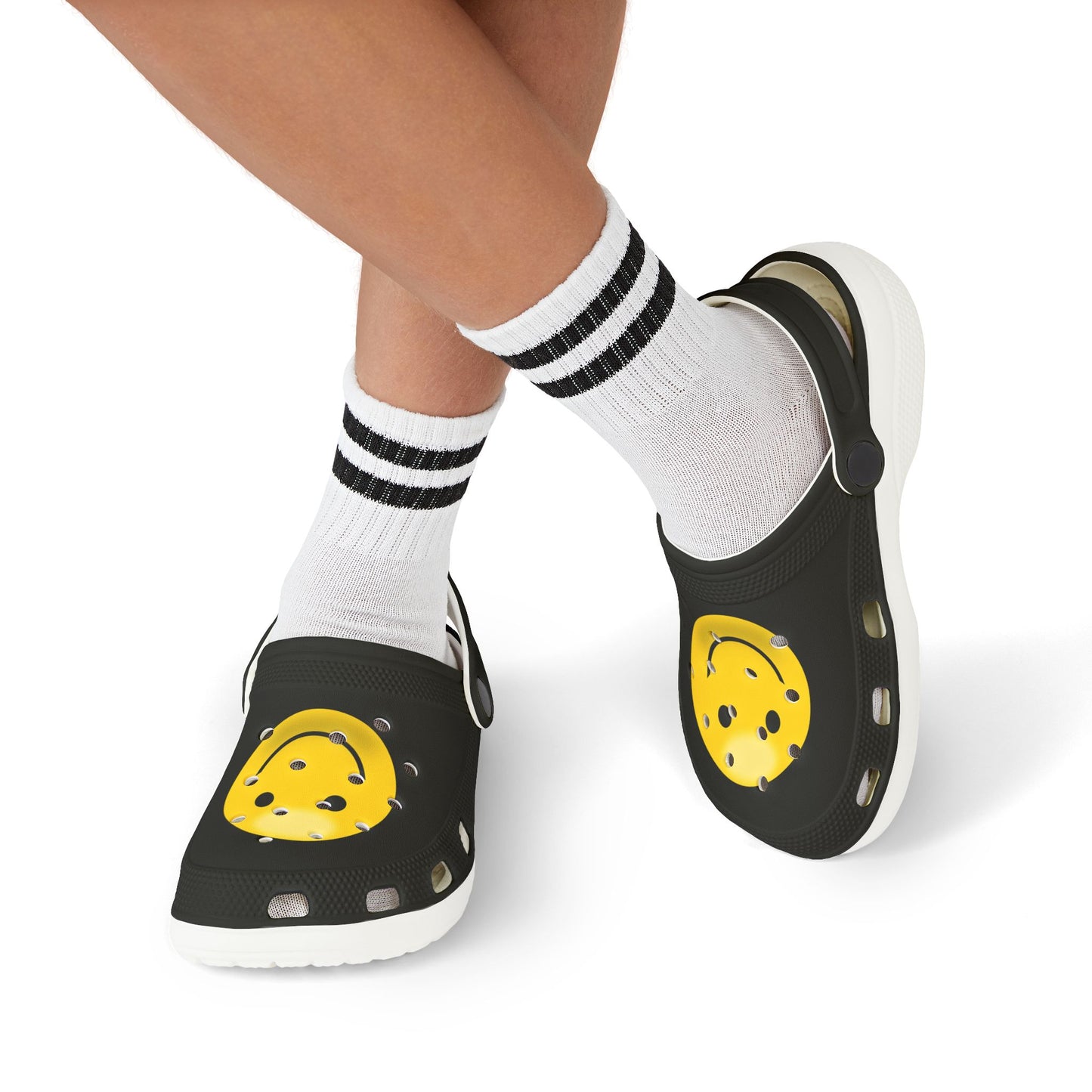 Smiley Face Clogs, Kid's EVA Foam Shoes