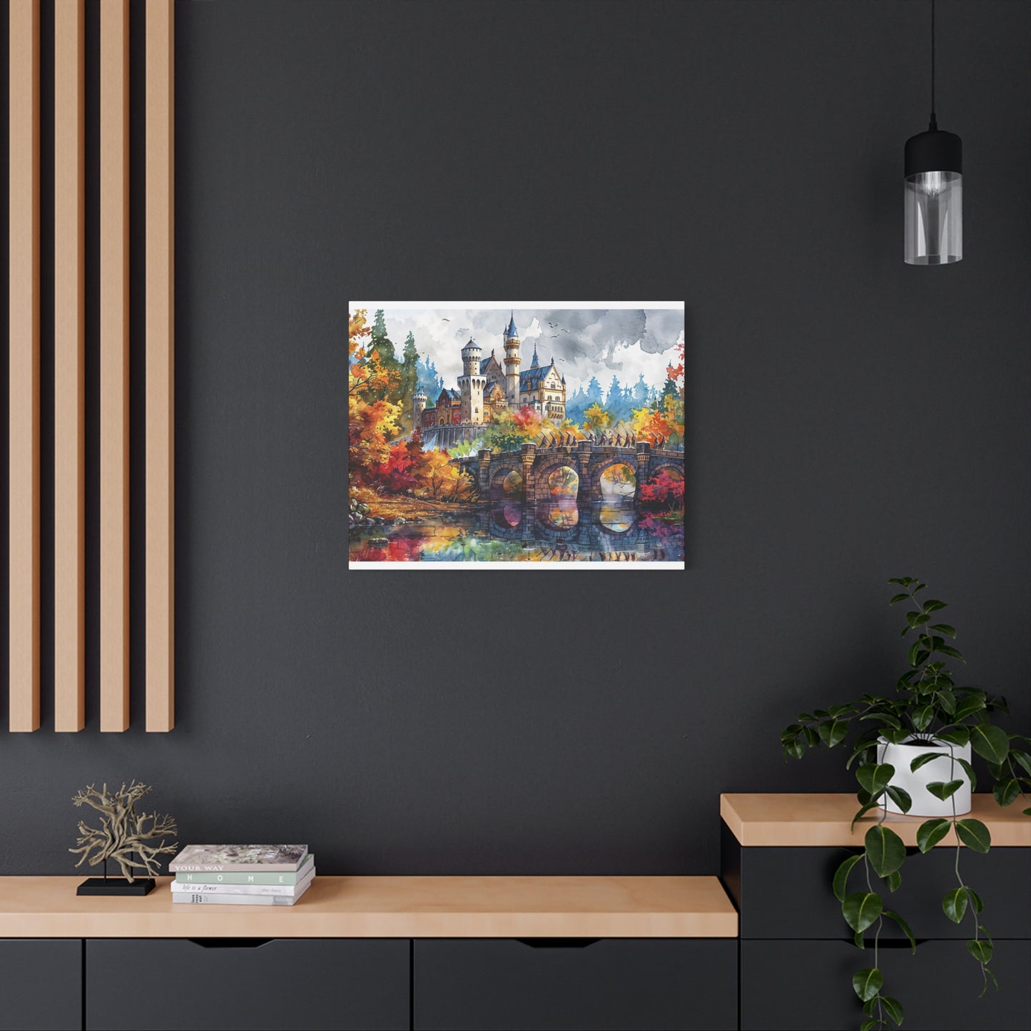 Matte Canvas, Stretched, 1.25" - Castle