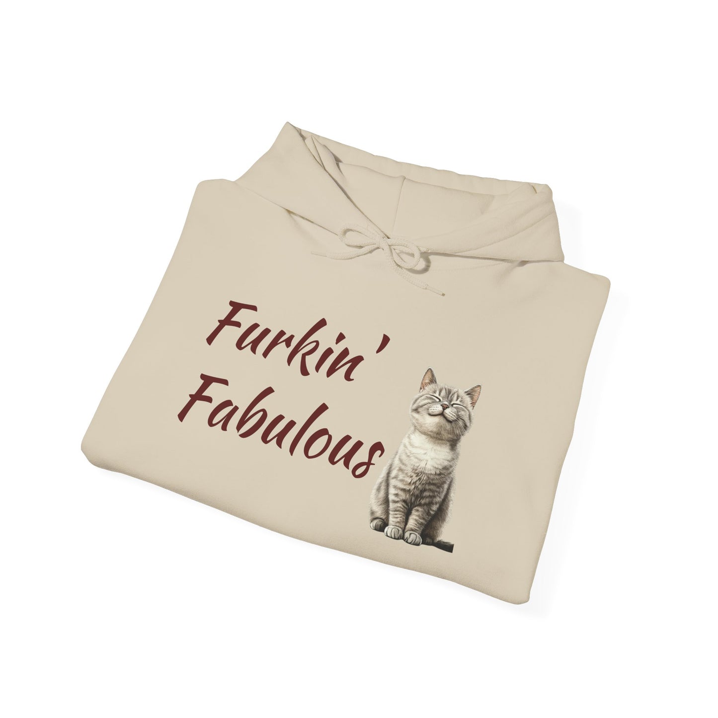 Furkin' Fabulous Cat Hoodie — Cute Kitten Graphic Sweatshirt