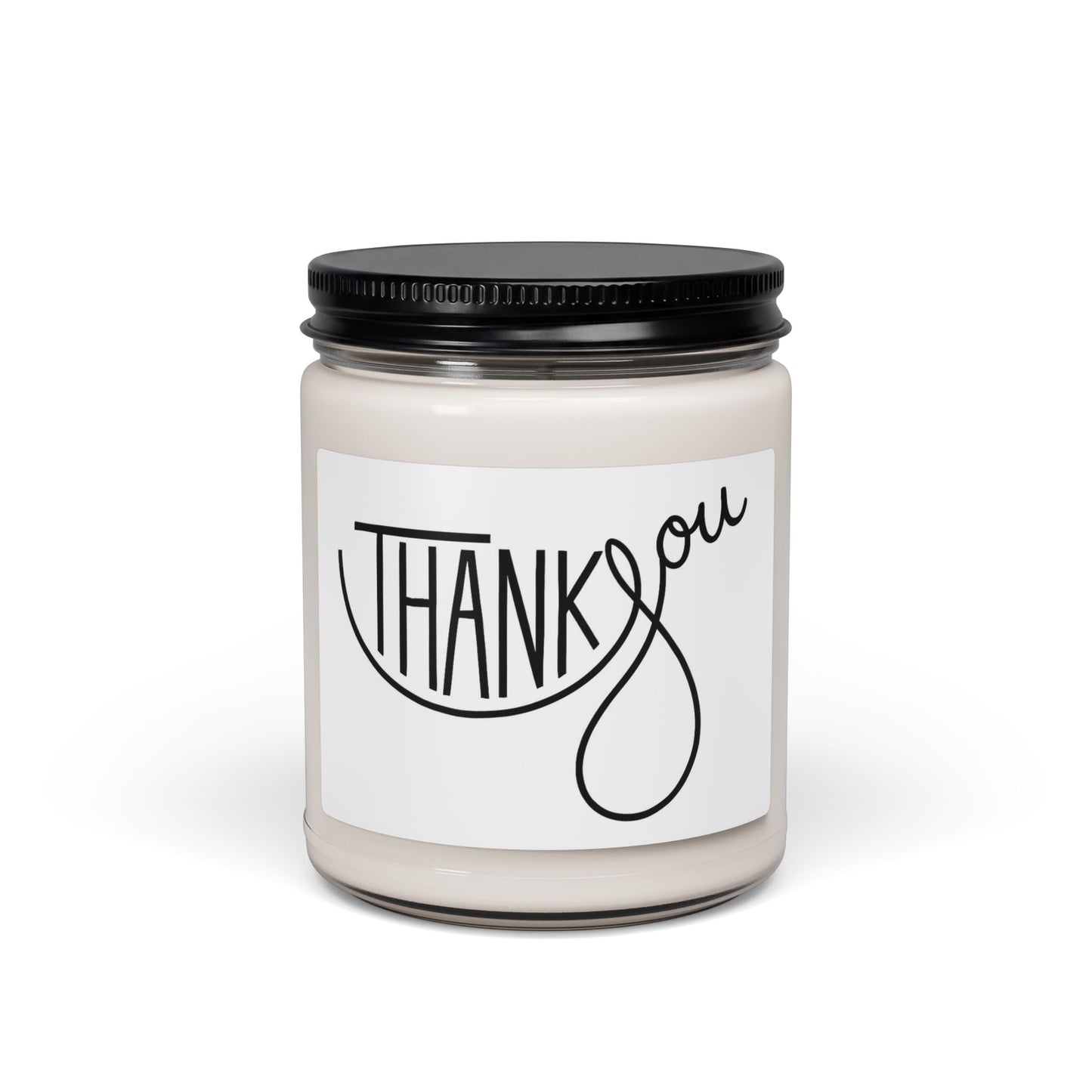 Thank You Scented Soy Candle — 9oz Thankful Gift Jar