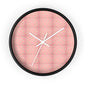 Charming Floral Wall Clock Pink Decor, Home Accessories, Gift for Her