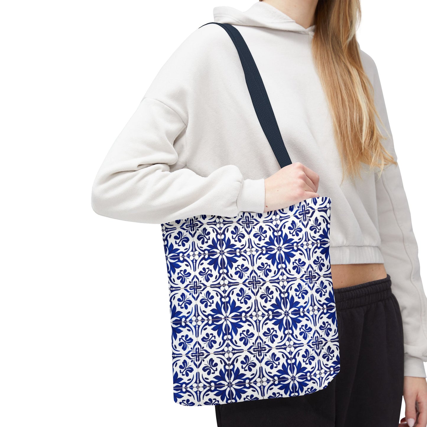 Blue Moroccan Tile Tote Bag