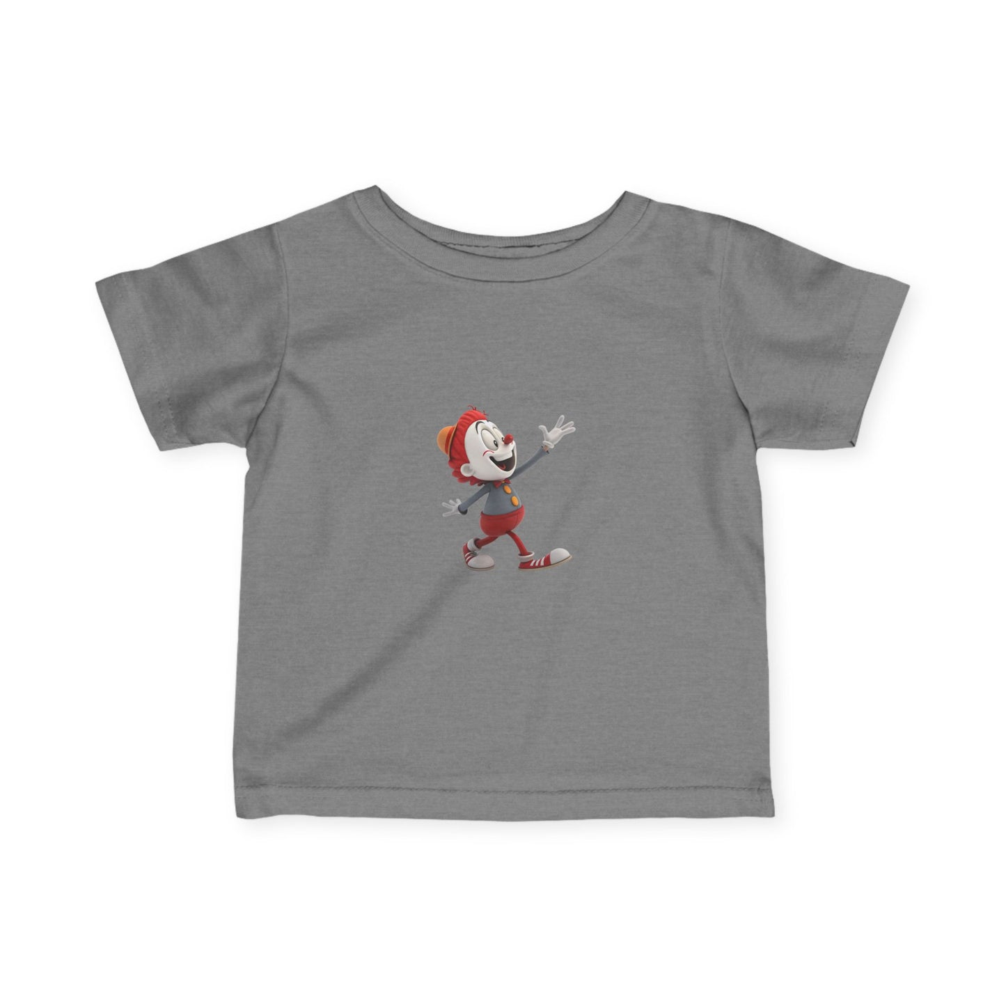Infant Cartoon Character Tee, Cute Baby T-shirt, Kids' Playwear, Birthday Gift, Toddler Apparel, Funny Baby Shirt