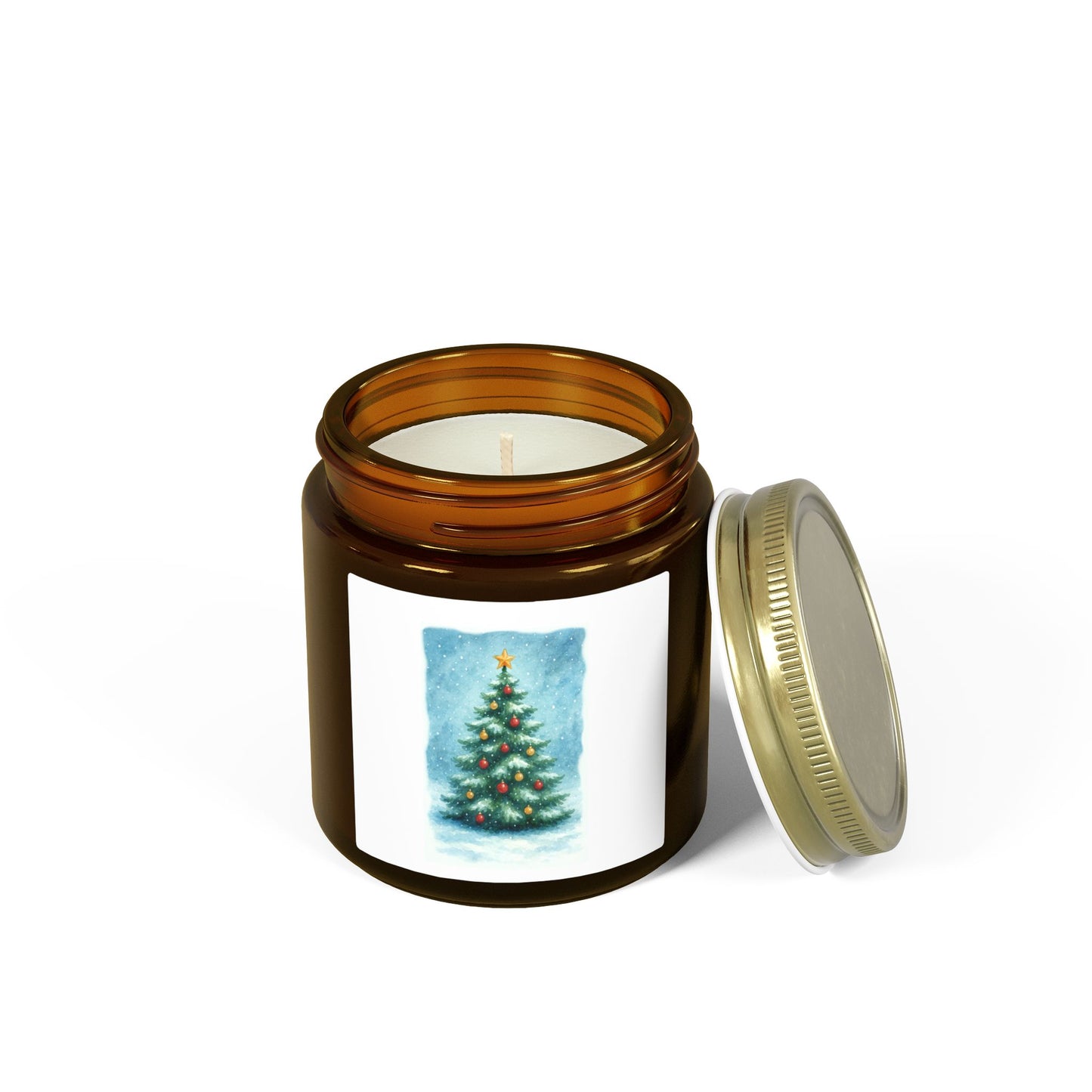Christmas Tree Scented Candles | Cozy Holiday Decorative Candles