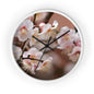 Elegant Floral Wall Clock