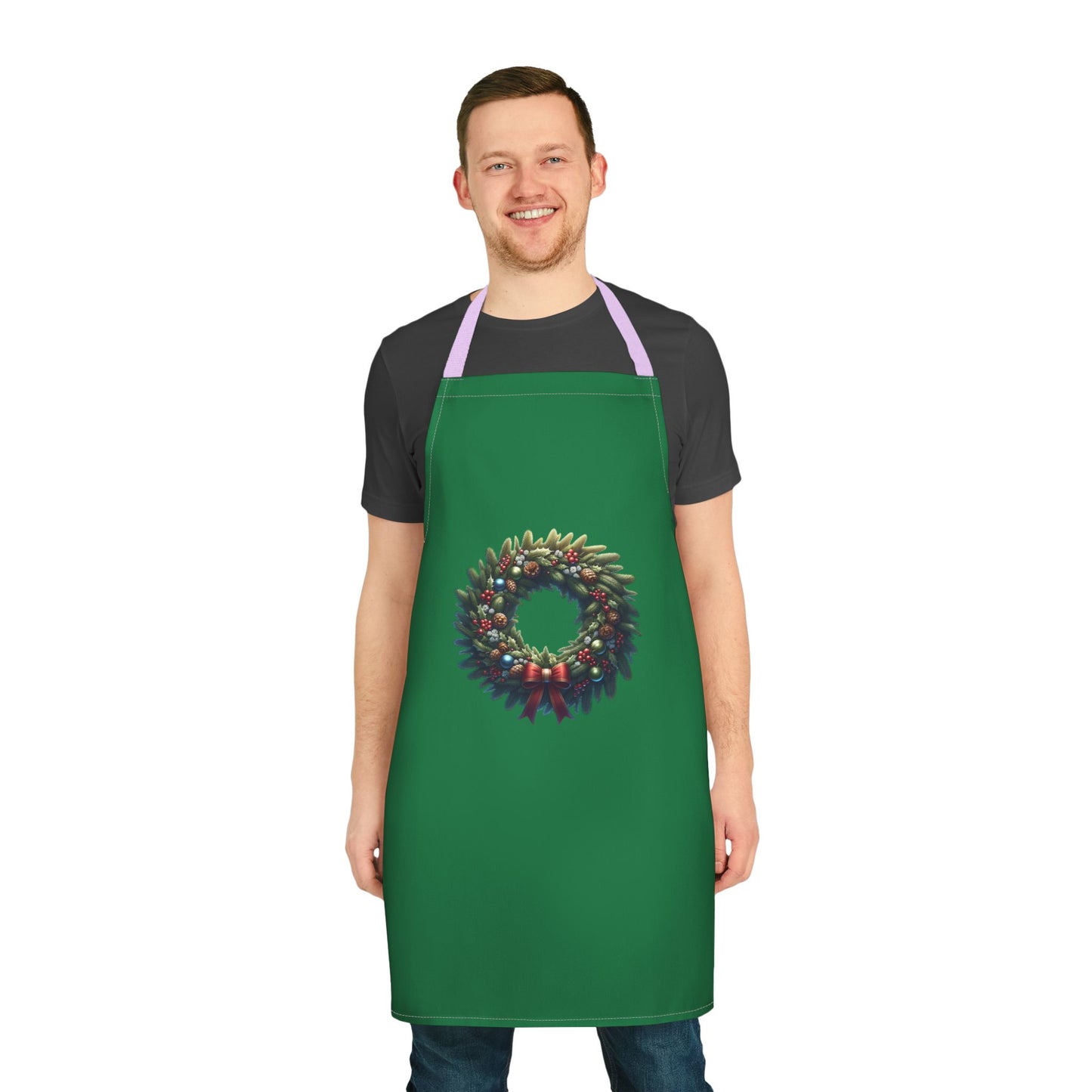 Apron, 5-Color Straps Christmas