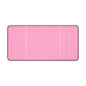 Pink Gingham Desk Mat - Cozy Office Decor, Workspace Accessory, Gift for Coworkers, Farmhouse Style, Table Cover