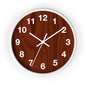 Natural Wood Wall Clock, Rustic Home Decor, Boho Style Clock, Modern Design, Gift for Housewarming, Office Clock