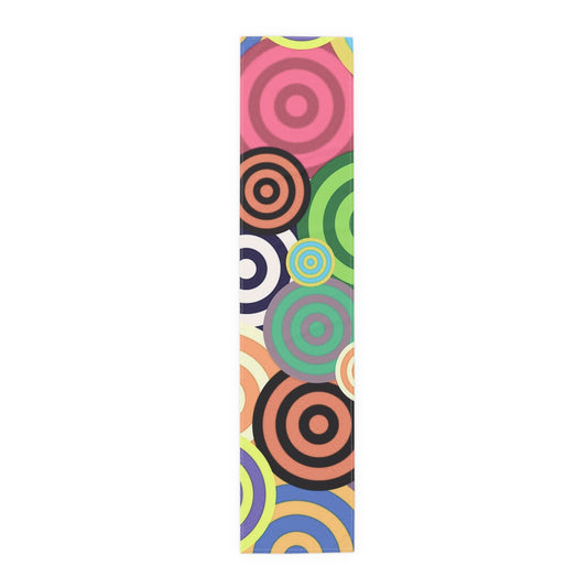 Colorful Circle Table Runner - Cotton & Poly