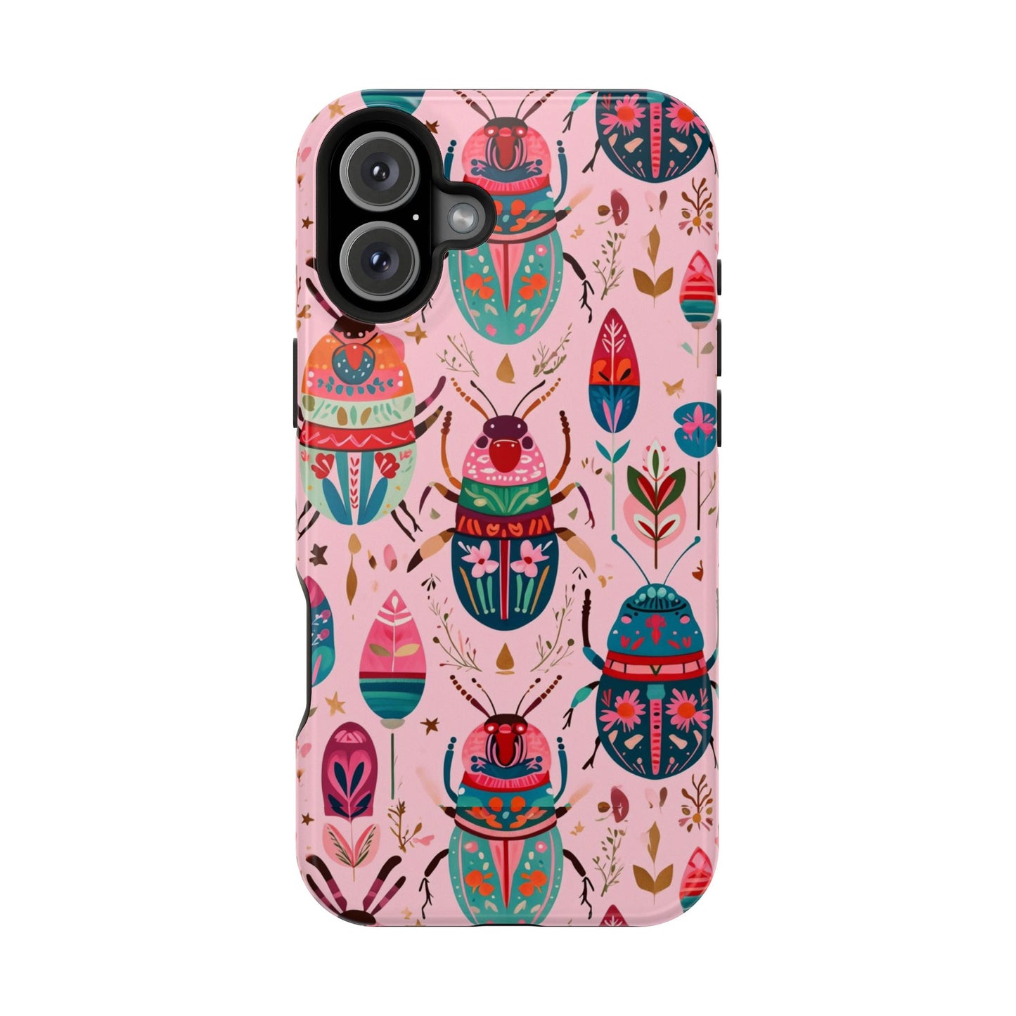 Phone Case — Colorful Boho Beetle Magnetic Impact-Resistant Cover