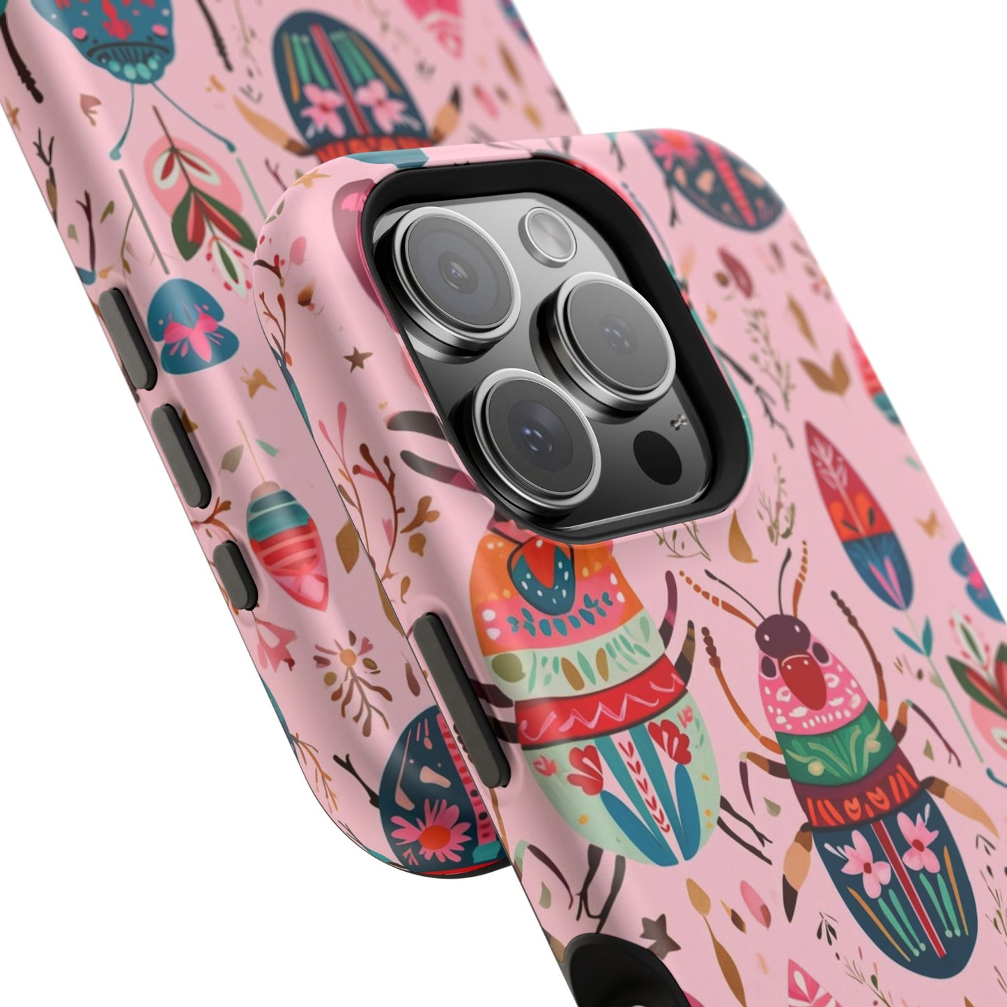 Phone Case — Colorful Boho Beetle Magnetic Impact-Resistant Cover