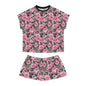 Floral Women's Pajama Set, Cute Sleepwear, Short Sleep Set, Comfortable Nightwear, Summer PJs, Gift for Her