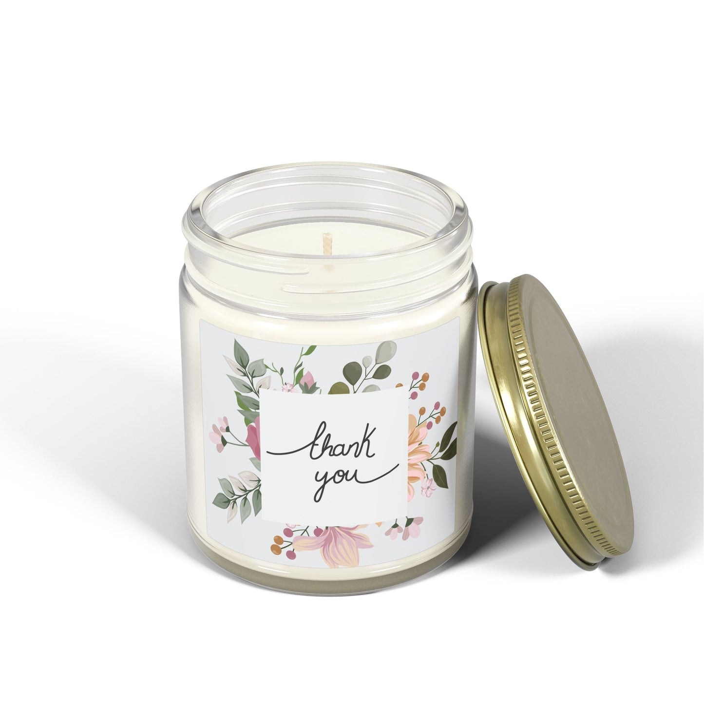 Thank You Scented Candle — Coconut Apricot Wax (4oz & 9oz)