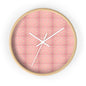 Charming Floral Wall Clock Pink Decor, Home Accessories, Gift for Her