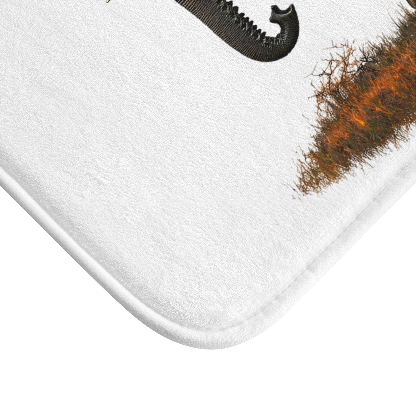Elephant Sunset Bath Mat