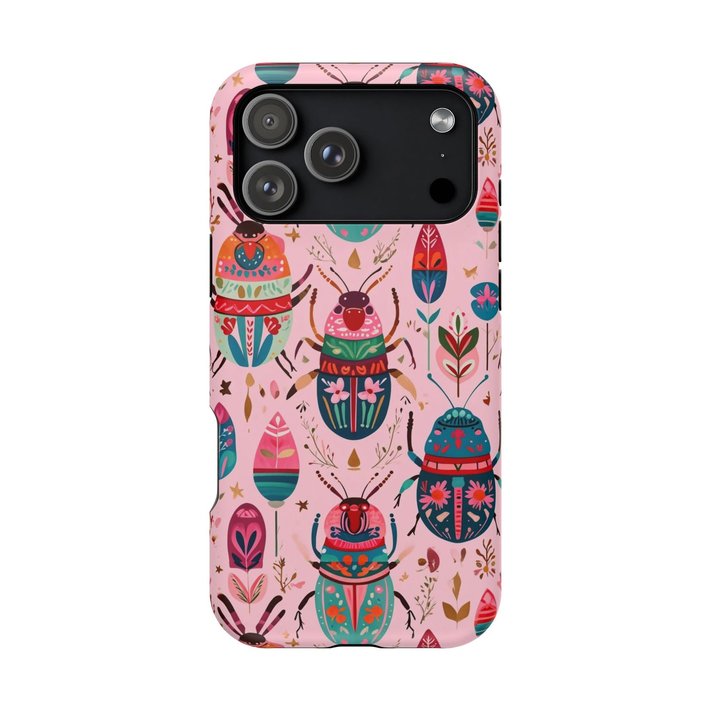 Phone Case — Colorful Boho Beetle Magnetic Impact-Resistant Cover