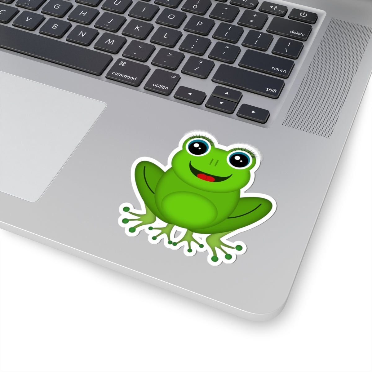 Cute Frog Kiss-Cut Stickers for Laptops, Water Bottles, Kids' Crafts, Fun Decor, Gift for Nature Lovers