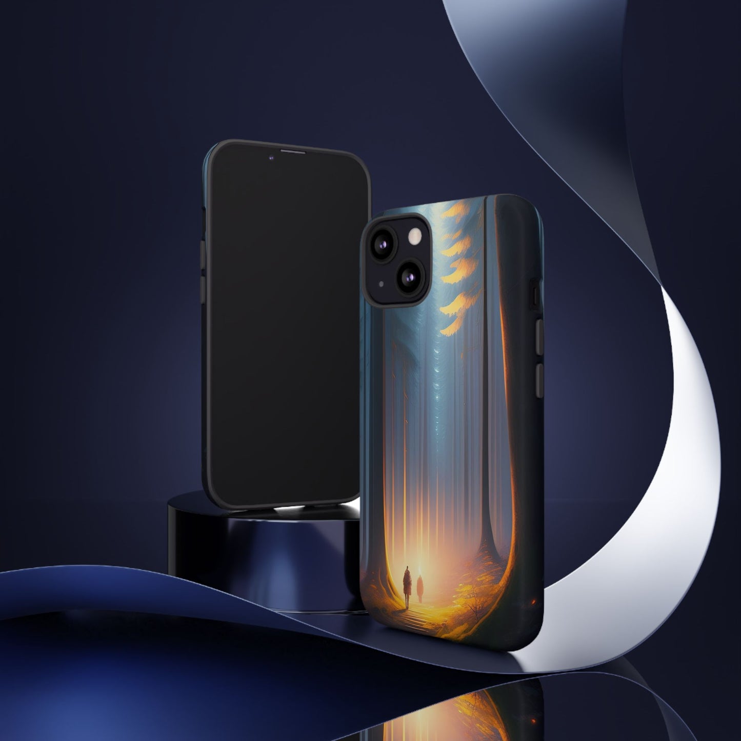Phone Case — Mystical Forest Nightscape Protective Tough Case