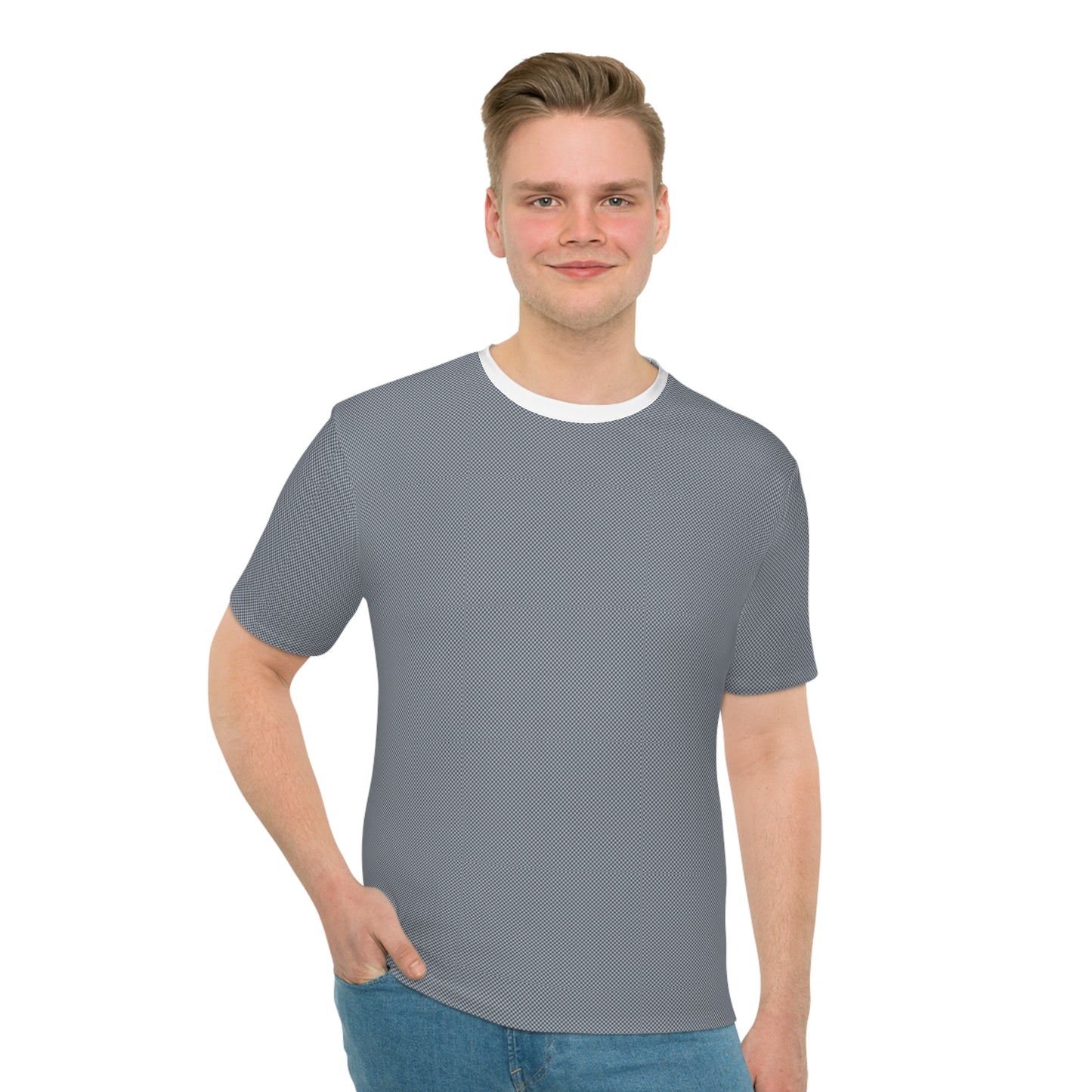 Loose Men's T‑Shirt — Relaxed Fit All‑Over Print Tee
