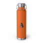 Personalized Copper Insulated Water Bottle, 22oz - Letter A