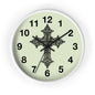 Elegant Cross Wall Clock | Faith-Inspired Home Decor, Unique Gift for Christians, Living Room Accent, Religious Wall Art