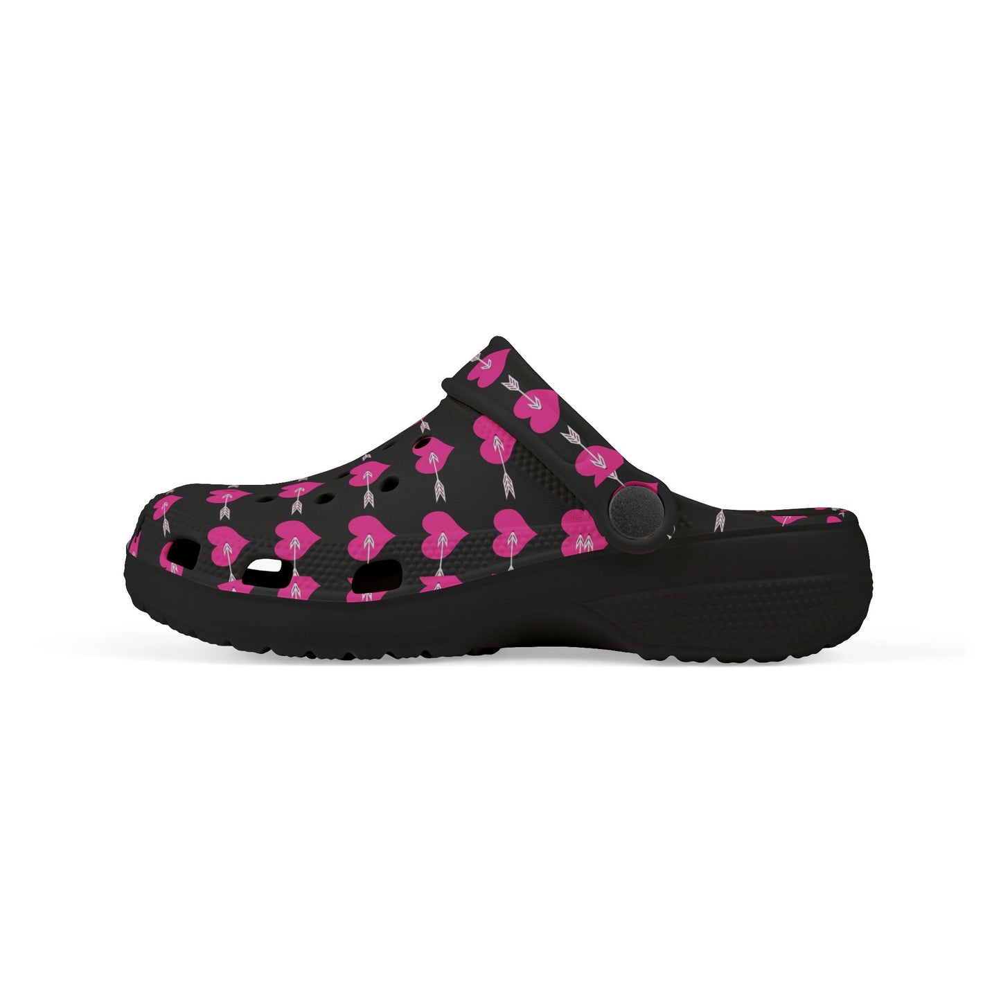 Kid's Heart Pattern Clogs - Fun & Colorful Foam Shoes
