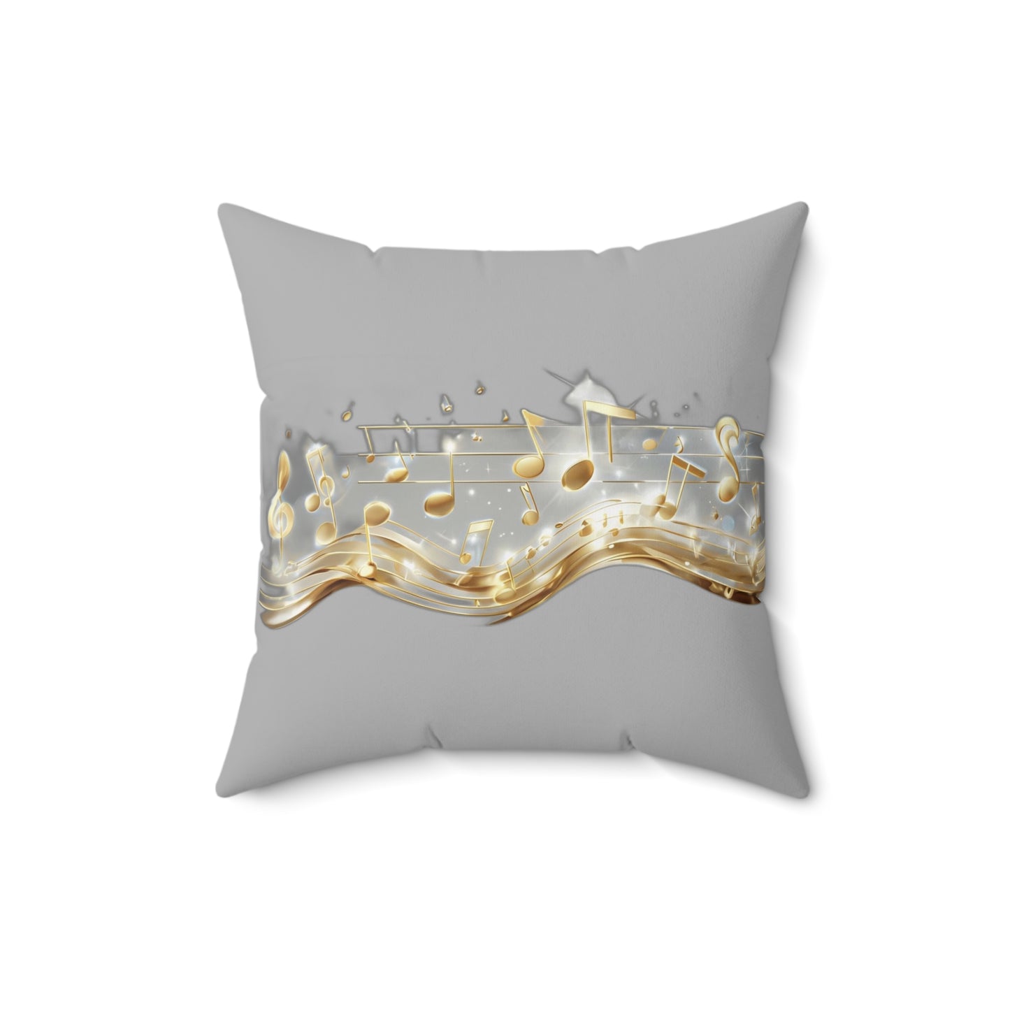 Musical Notes Decorative Pillow Perfect for Music Lovers, Home Decor, Throw Cushion