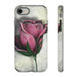 Rose Phone Case – Tough Cases, Floral Phone Cover, Gift for Her, Minimalist Design, Nature Lover's Accessory, Birthday Gift Idea