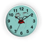 Modern Art Wall Clock - Abstract Lips Design, Home Decor, Gift for Her, Unique Wall Decor, Feminine Artwork, Stylish Timepiece