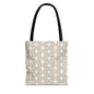 Waves Pattern Tote Bag, Boho Chic Handbag, Everyday Carry, Beach Bag, Gift for Her, Eco-Friendly Style