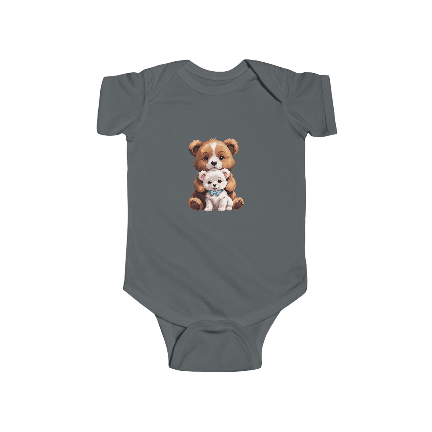 Cute Bear Hug Baby Bodysuit | Infant Animal Apparel
