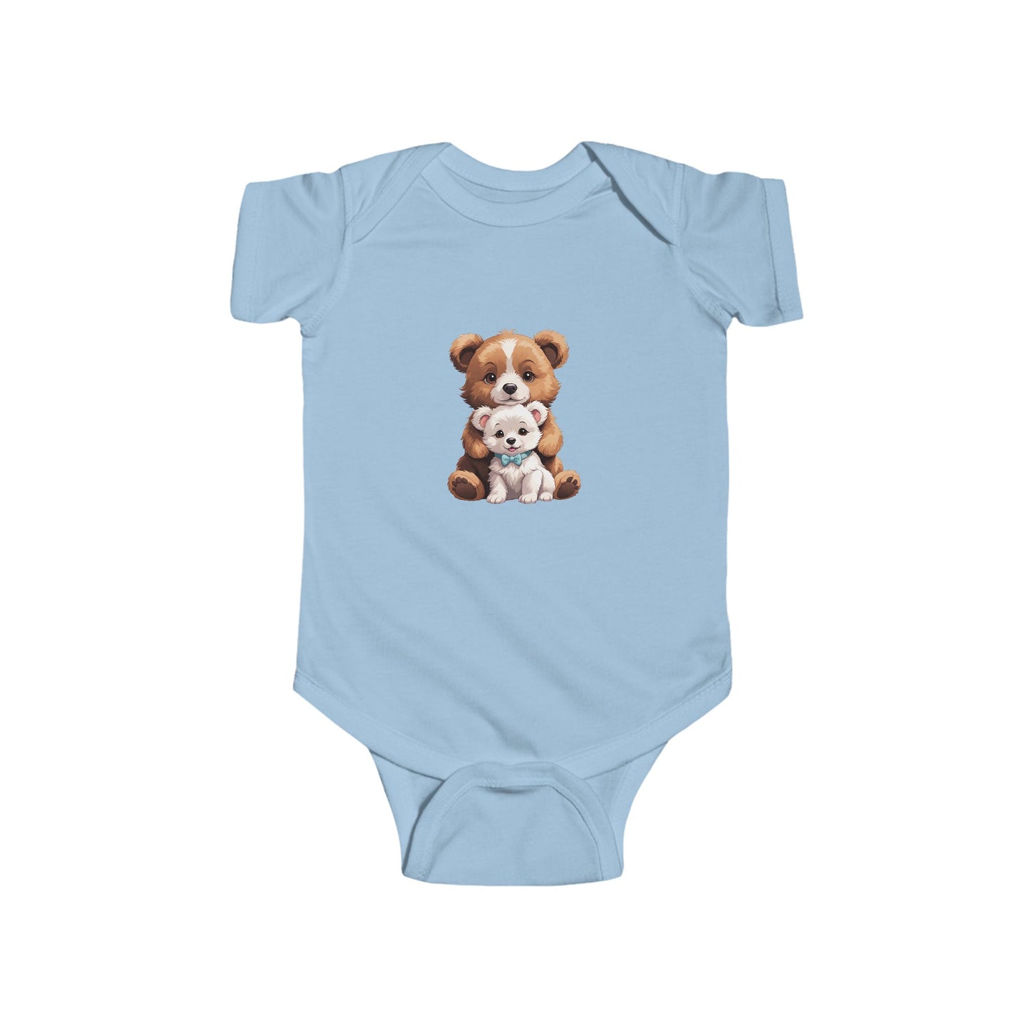 Cute Bear Hug Baby Bodysuit | Infant Animal Apparel