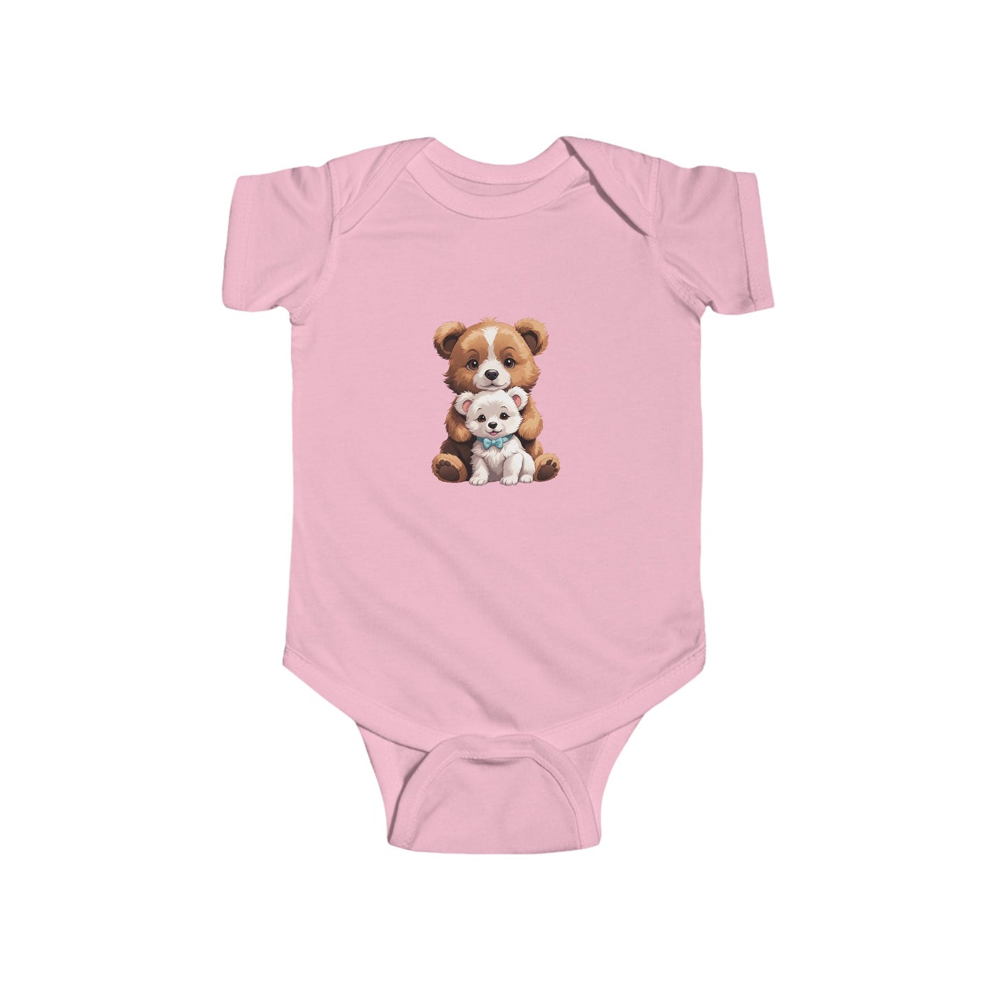 Cute Bear Hug Baby Bodysuit | Infant Animal Apparel