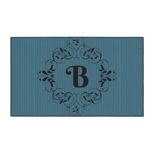 Heavy-Duty Floor Mat — Durable Non-Slip Garage & Workshop Rug - Letter B