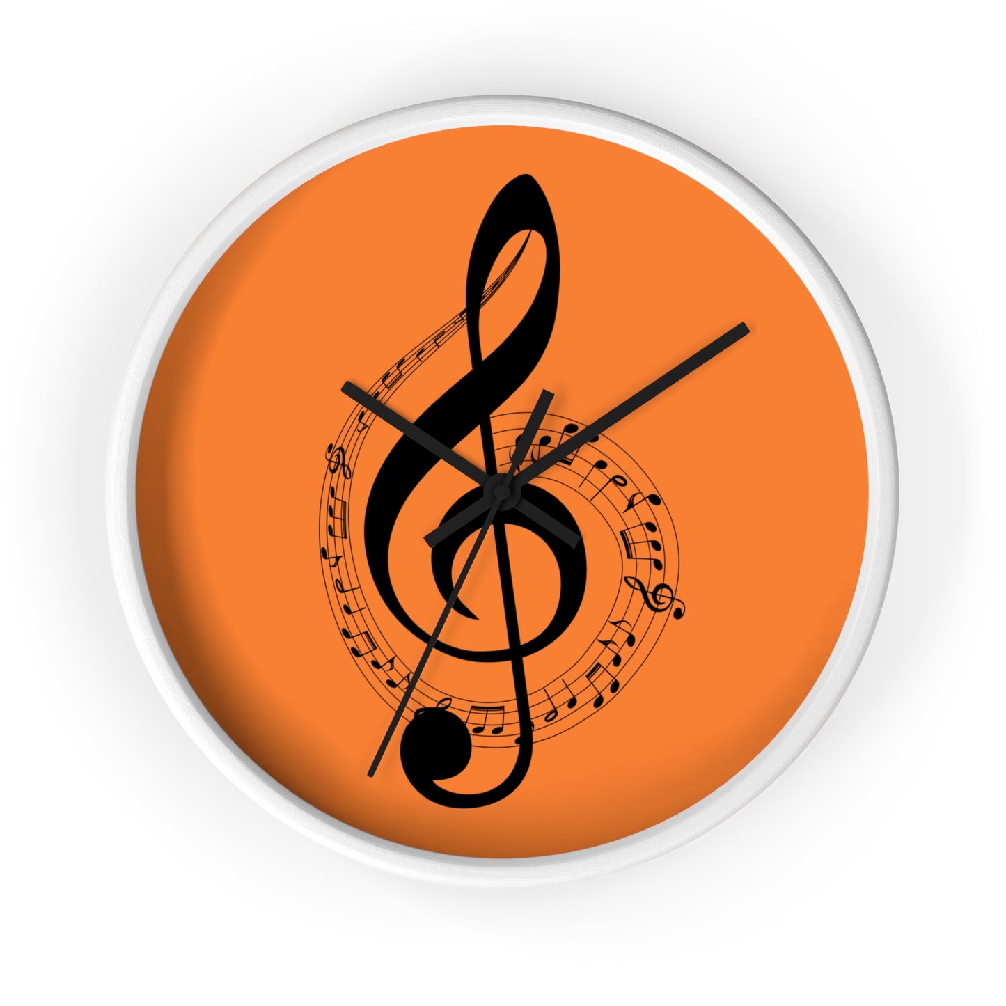 Musical Notes Wall Clock, Perfect Gift for Musicians