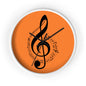 Musical Notes Wall Clock, Perfect Gift for Musicians