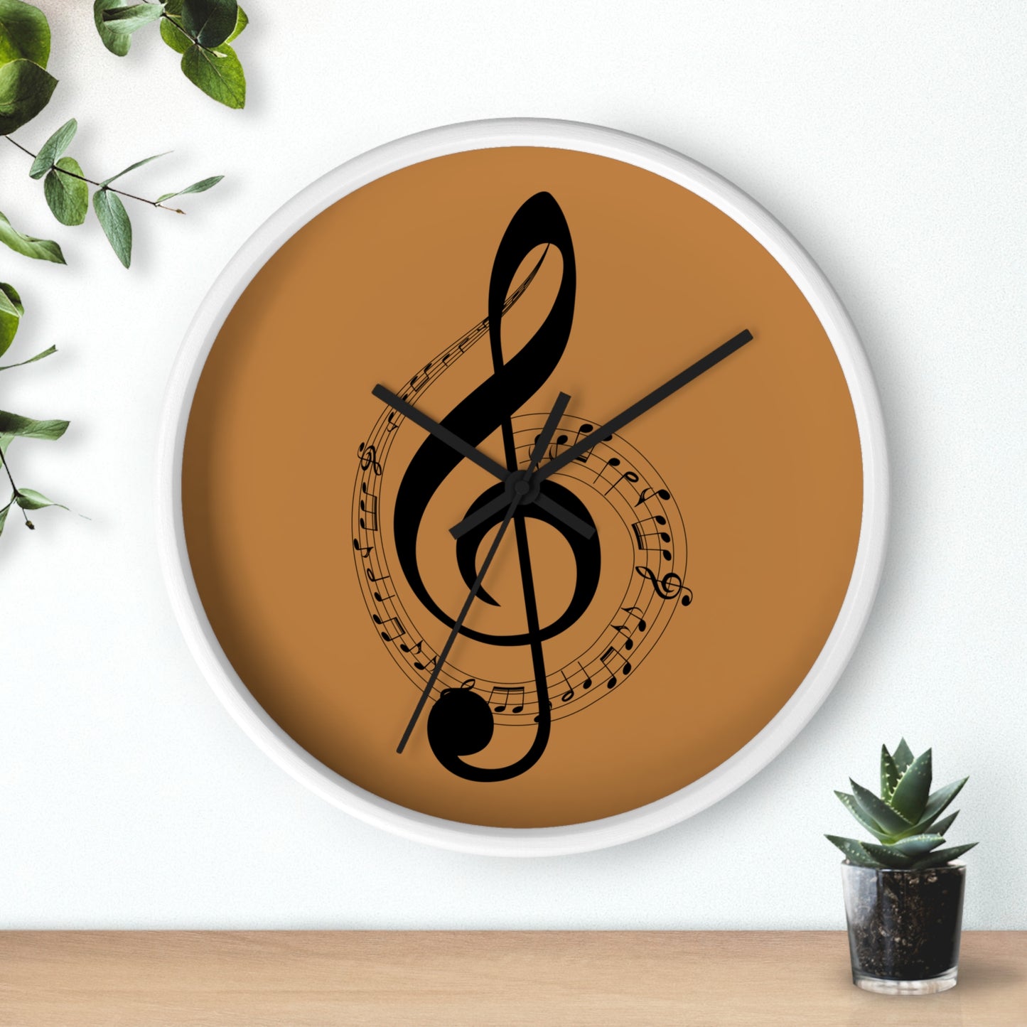 Musical Note Wall Clock