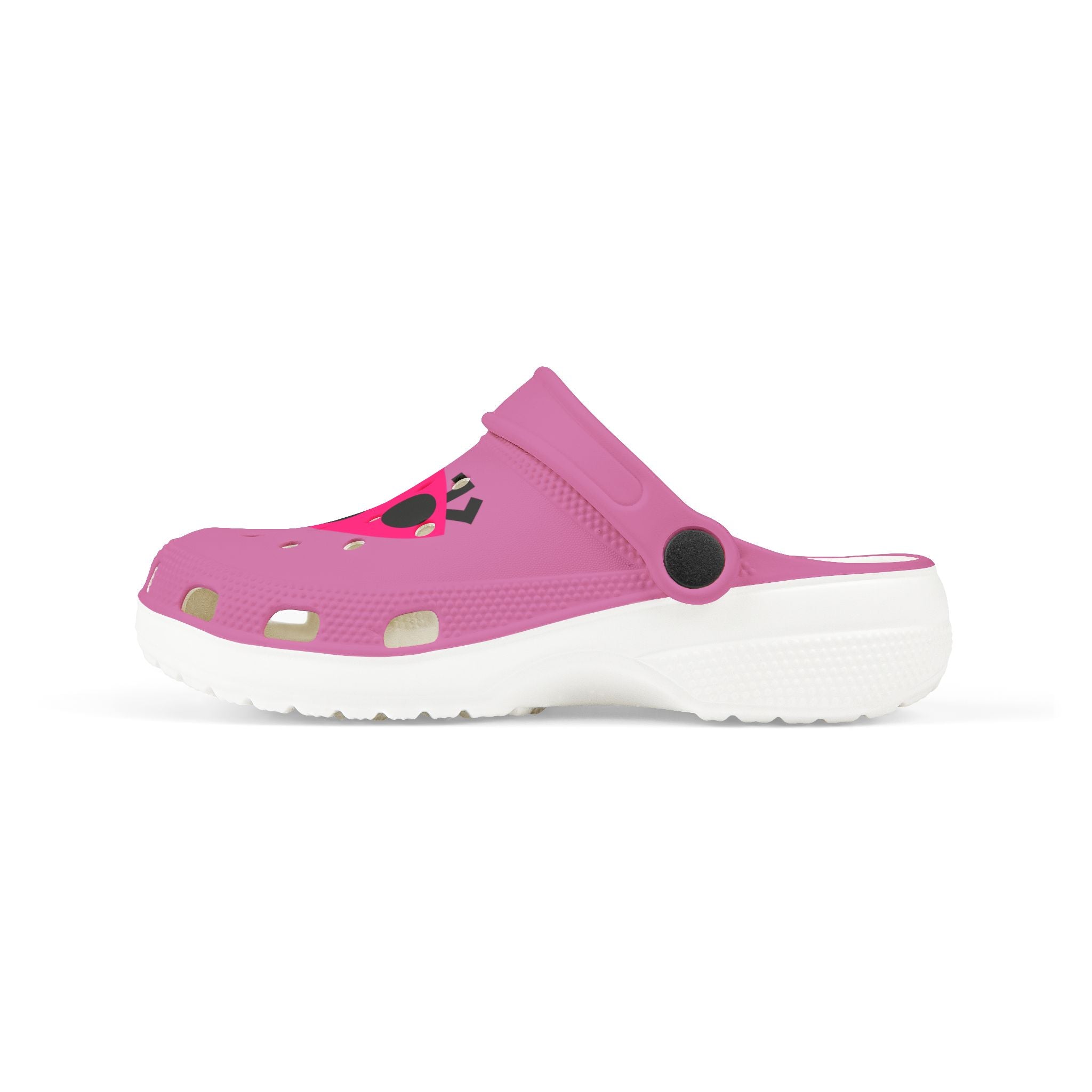 Kids' Pink Ladybug EVA Foam Clogs — Lightweight Slip-On Sandals for Toddlers & Little Girls