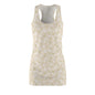 Floral Summer Racerback Dress, Casual Wear, Beach Day Outfit, Vacation Dress, Women’s Day Gift, Soft and Breezy Dress