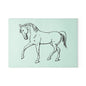 Elegant Horse Glass Cutting Board, Equine Decor, Unique Kitchen Gift, Farmhouse Kitchen, Wedding Gift, Gift for Horse Lovers