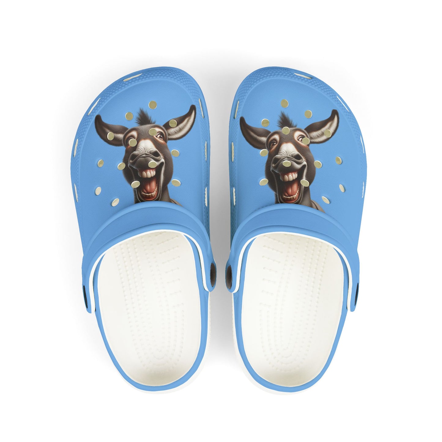 Playful Kids' EVA Foam Clogs - Fun Goat Design