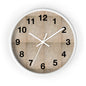 Minimalist Natural Wall Clock | Rustic Decor, Timeless Home Accent, Gift for Housewarming, Boho Vibe, Modern Design