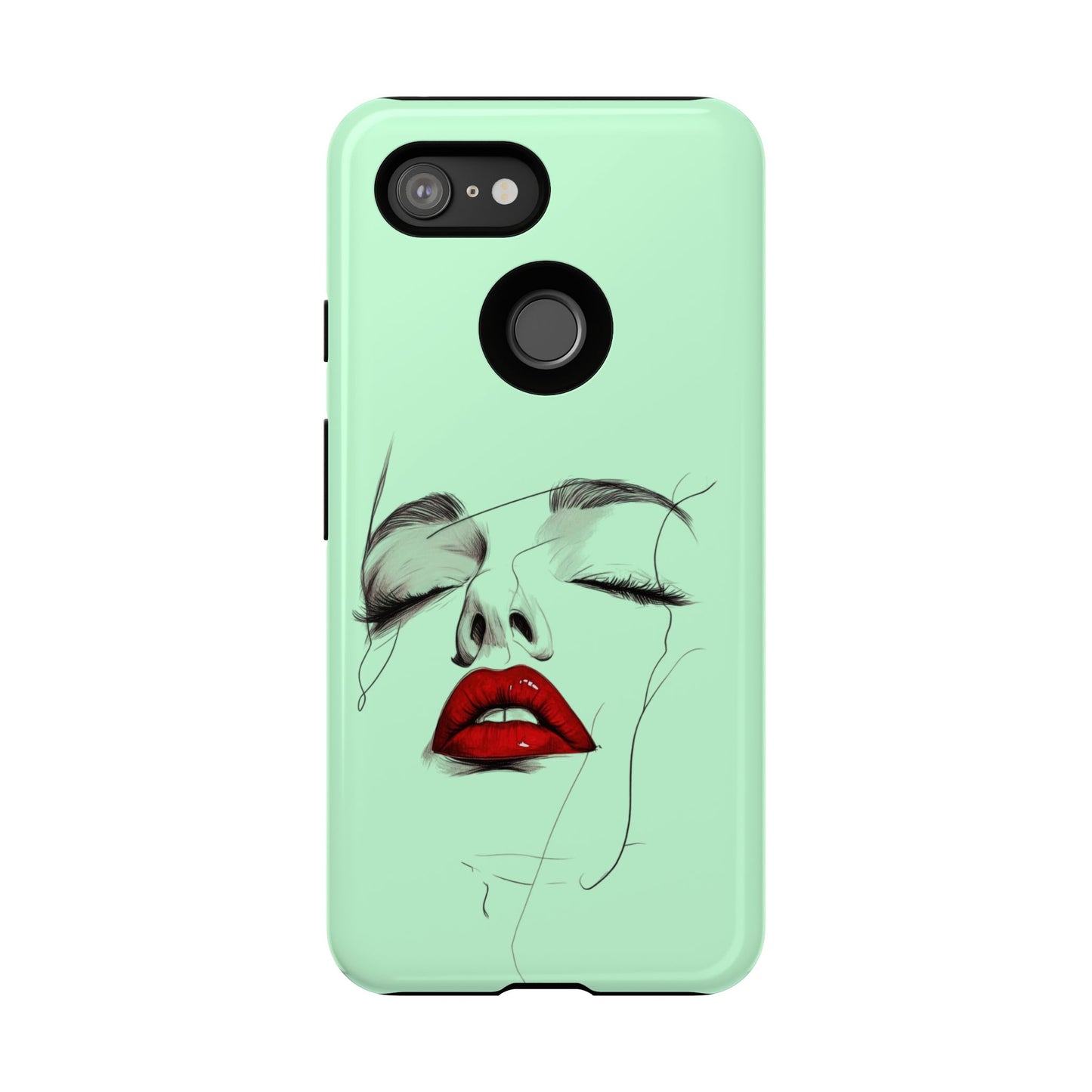 Stylish Phone Case, Artistic Phone Cover, Trendy Tech Accessory, Unique Cell Phone Protector, Gift for Her, Modern Aesthetic