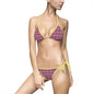 Vibrant Women's Bikini Swimsuit, Colorful Swimwear for Beach, Vacation, Pool Party, Summer Fun, AOP Style