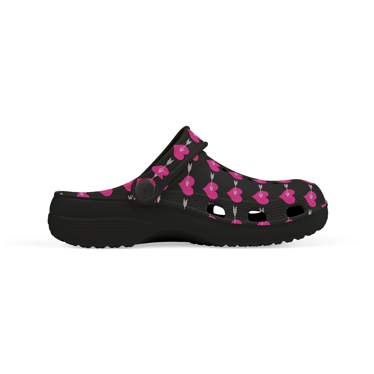 Kid's Heart Pattern Clogs - Fun & Colorful Foam Shoes