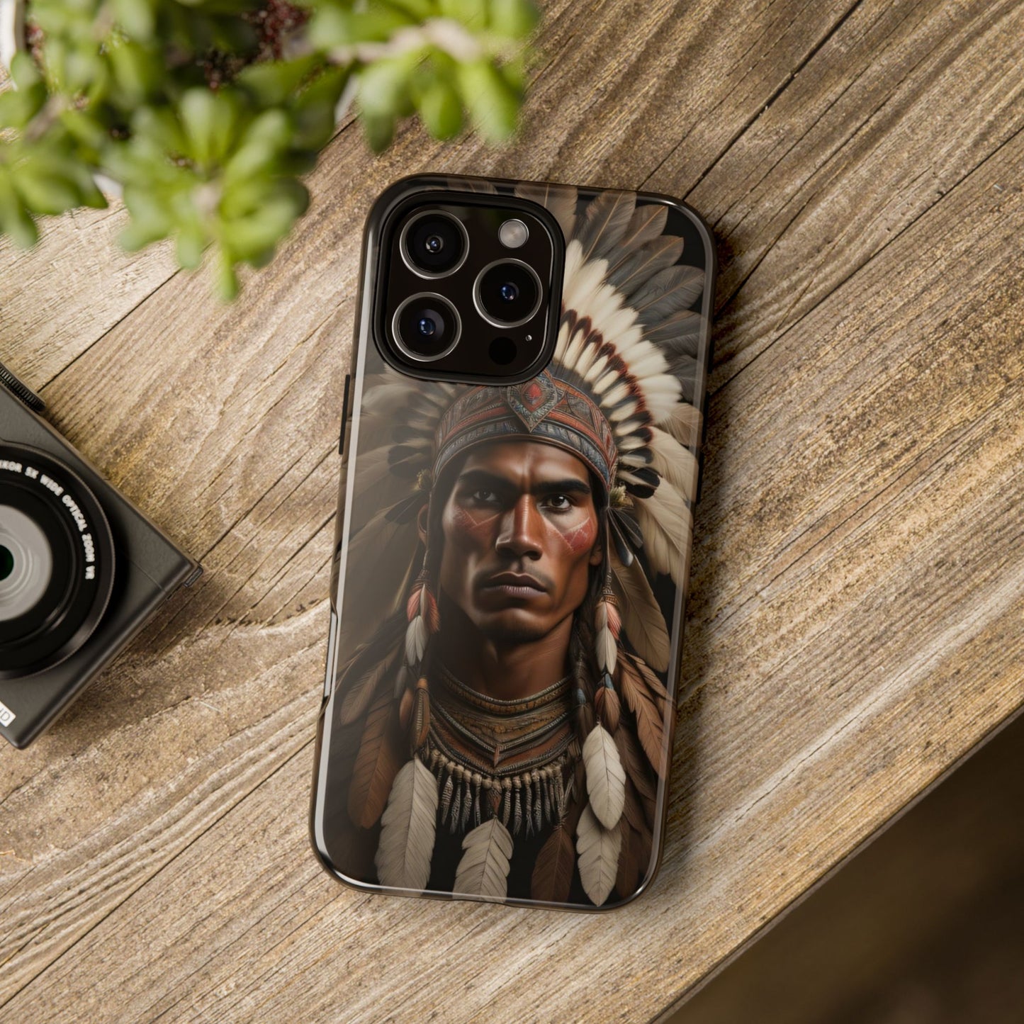 Native American Art Phone Case, Strong Culture Design, Unique Gift for Him or Her, Tough Cases, Customizable Protector, Tribal Style