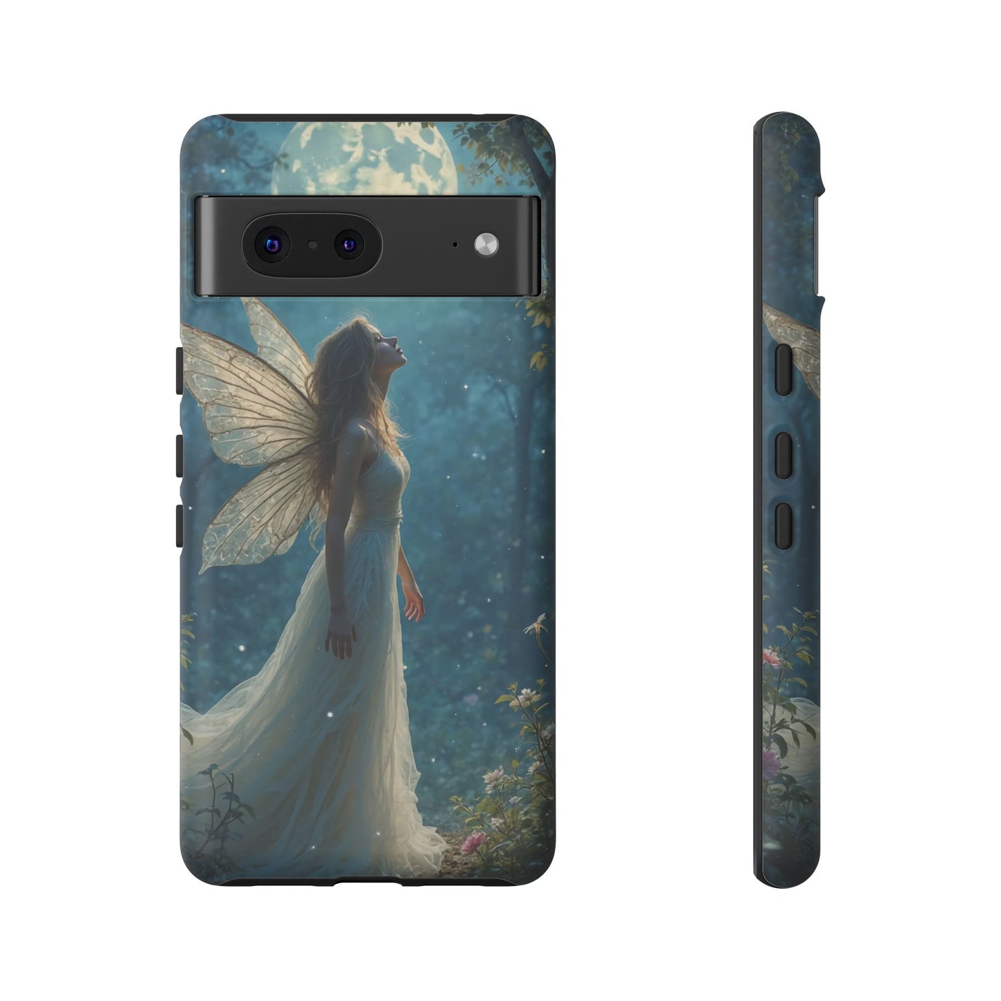 Fairy Moon Phone Case | Tough Cases for Nature Lovers, Fantasy Gift, Boho Phone Accessory, Ethereal Aesthetic, Magical Design